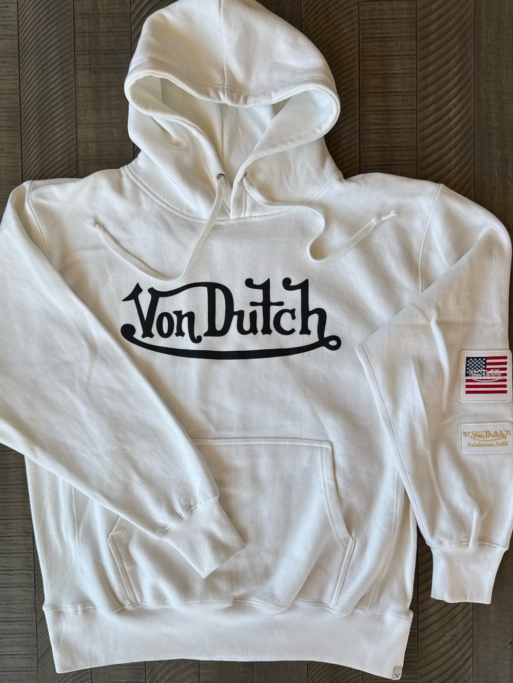 Von Dutch by Vineyard Crew
Von Dutch Calabasas, Ca White Hoodie Men’s Size XL - Picture 6 of 11